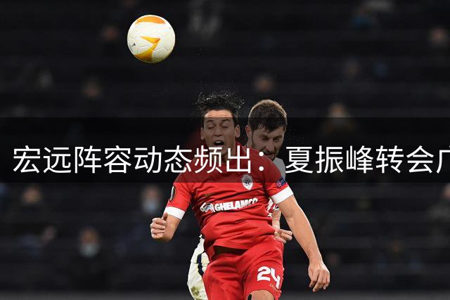 宏远阵容动态频出：夏振峰转会广州 核心后卫胡明轩状态回升